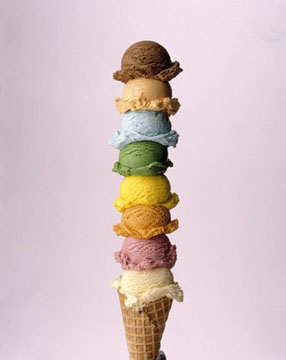 ice cream cones