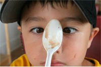 boy and spoon